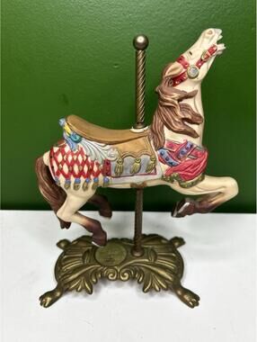 Willitts Designs American Carousel Horse Figurine Limited Ed 5984 Taiwan Brass